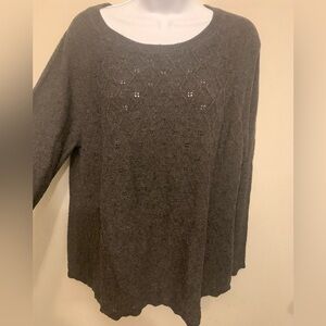 Loft Outlet Gray Sweater Sz Xl